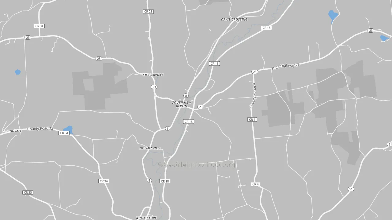 Transit Grade map of 13843, NY