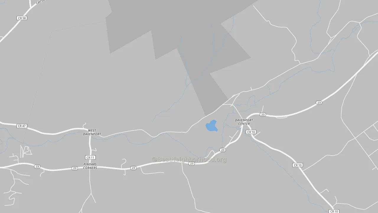 Transit Grade map of 13860, NY