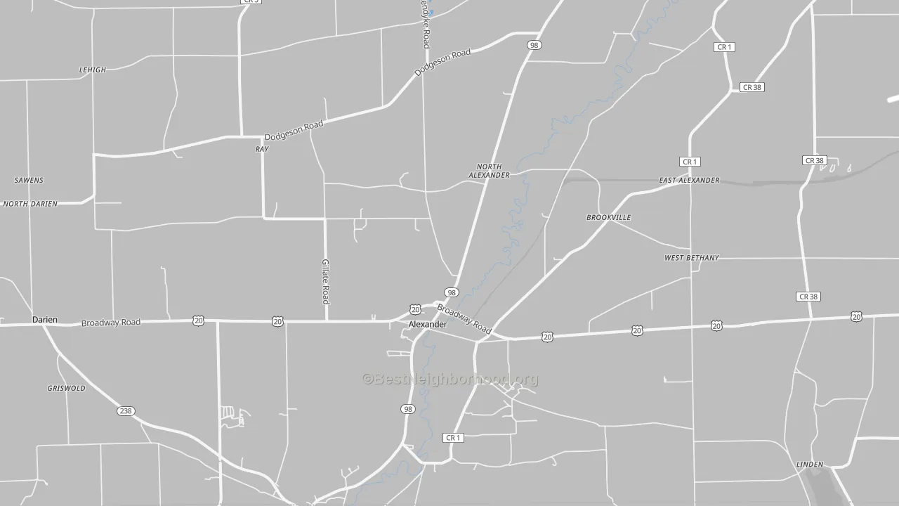Transit Grade map of 14005, NY