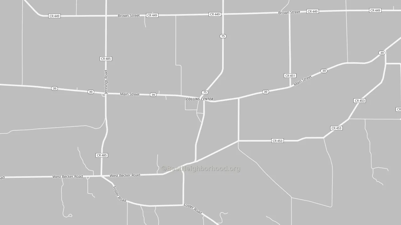 Transit Grade map of 14035, NY