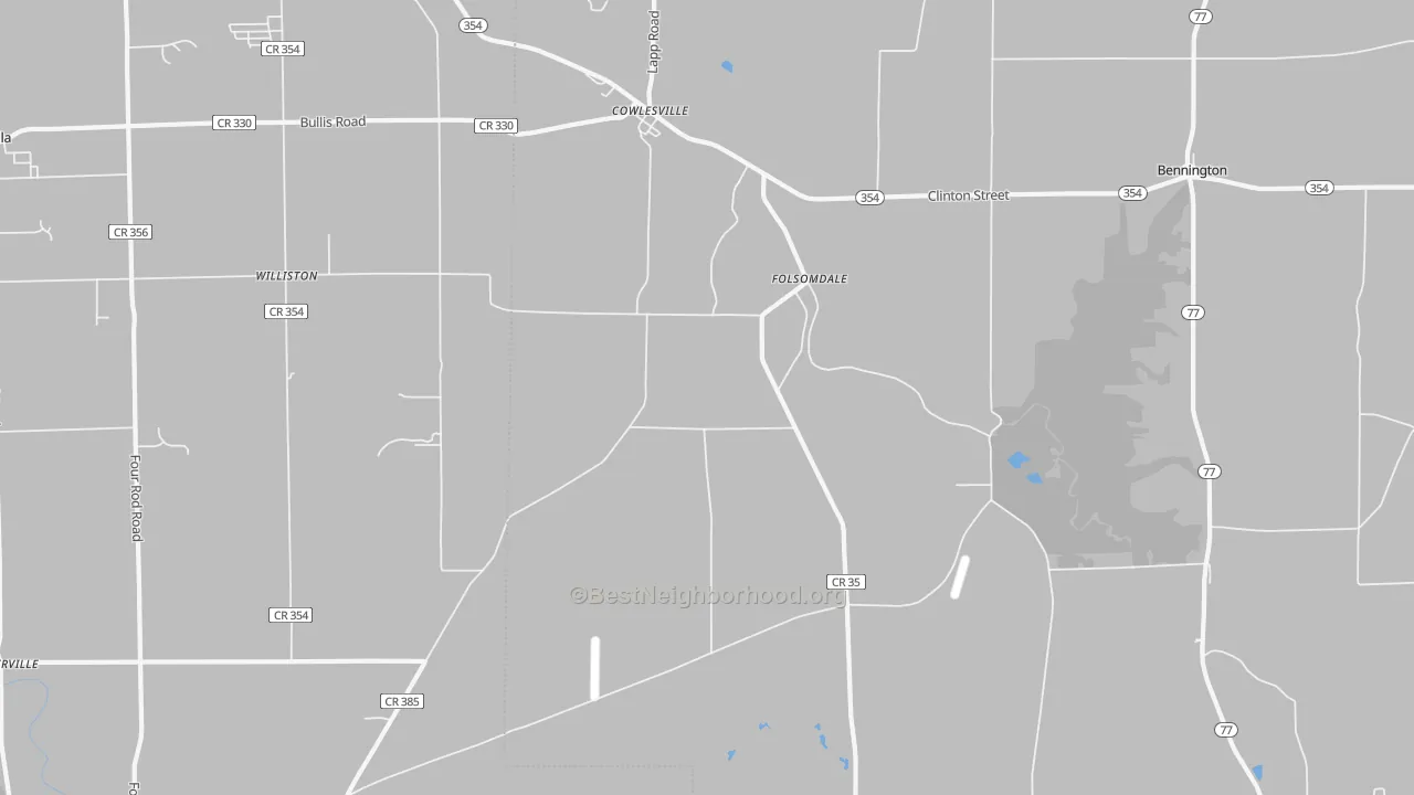 Transit Grade map of 14037, NY