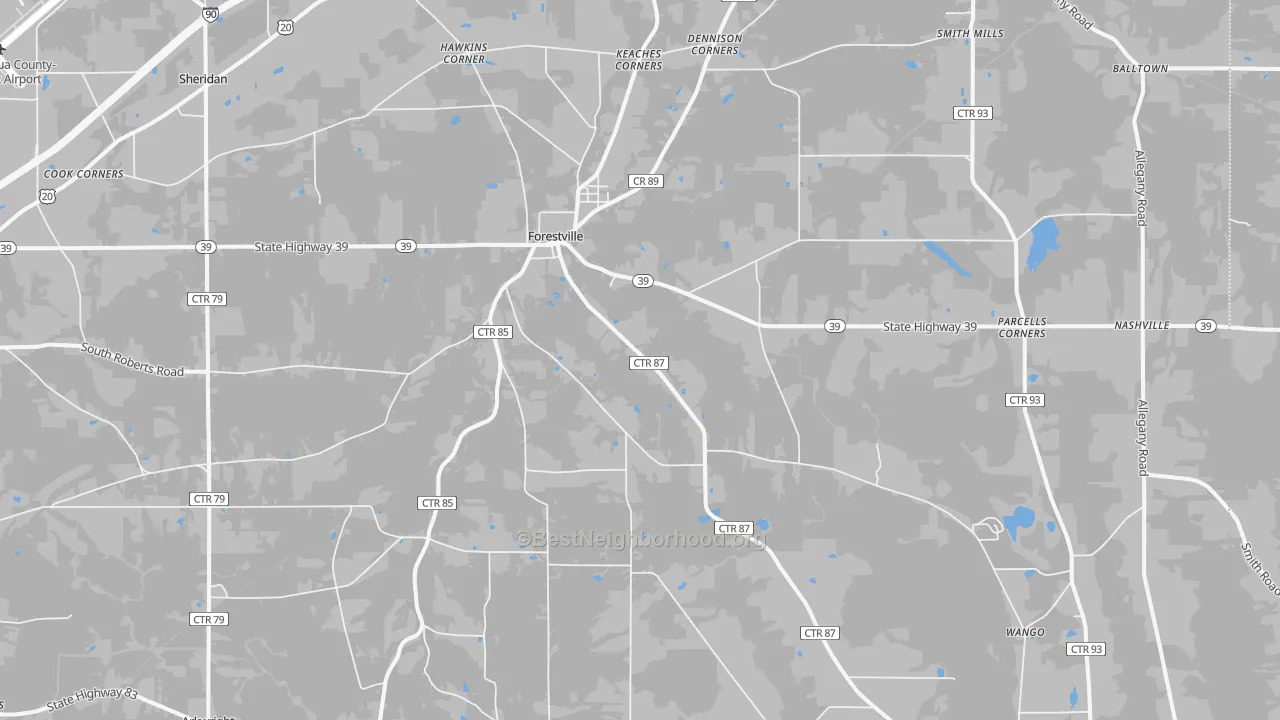 Transit Grade map of 14062, NY