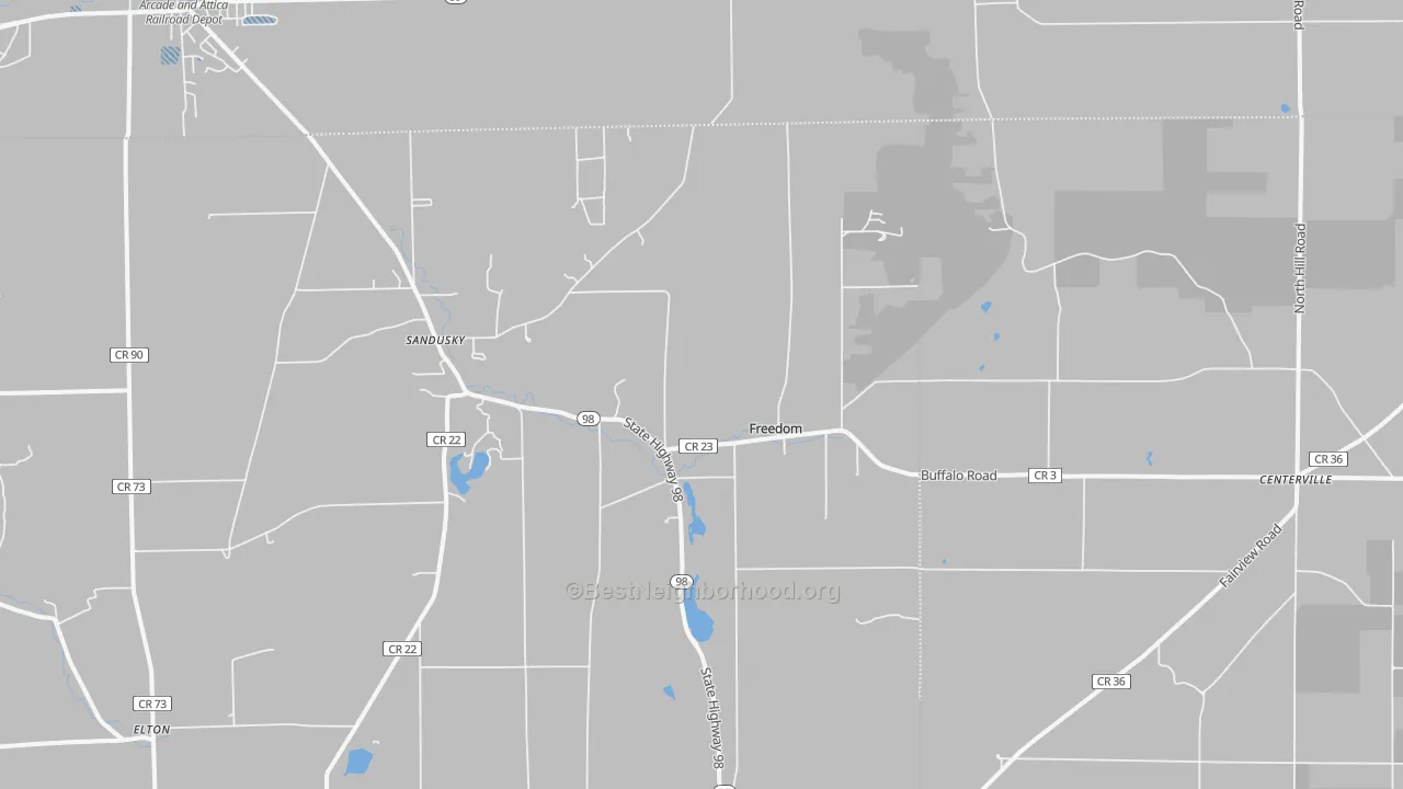 Transit Grade map of 14065, NY