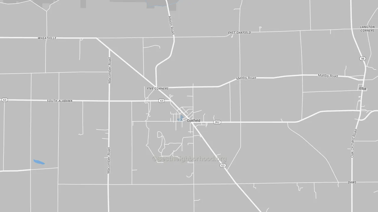 Transit Grade map of 14125, NY