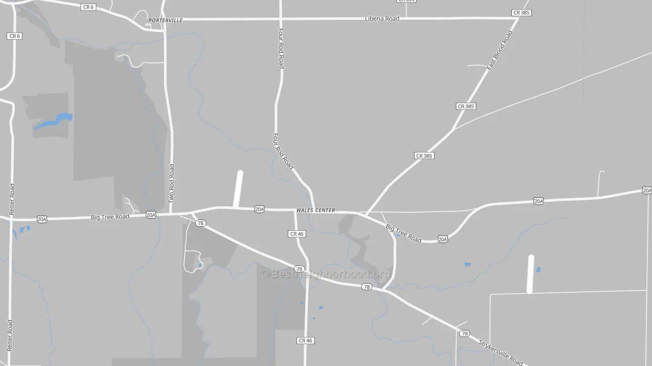 Transit Grade map of 14169, NY