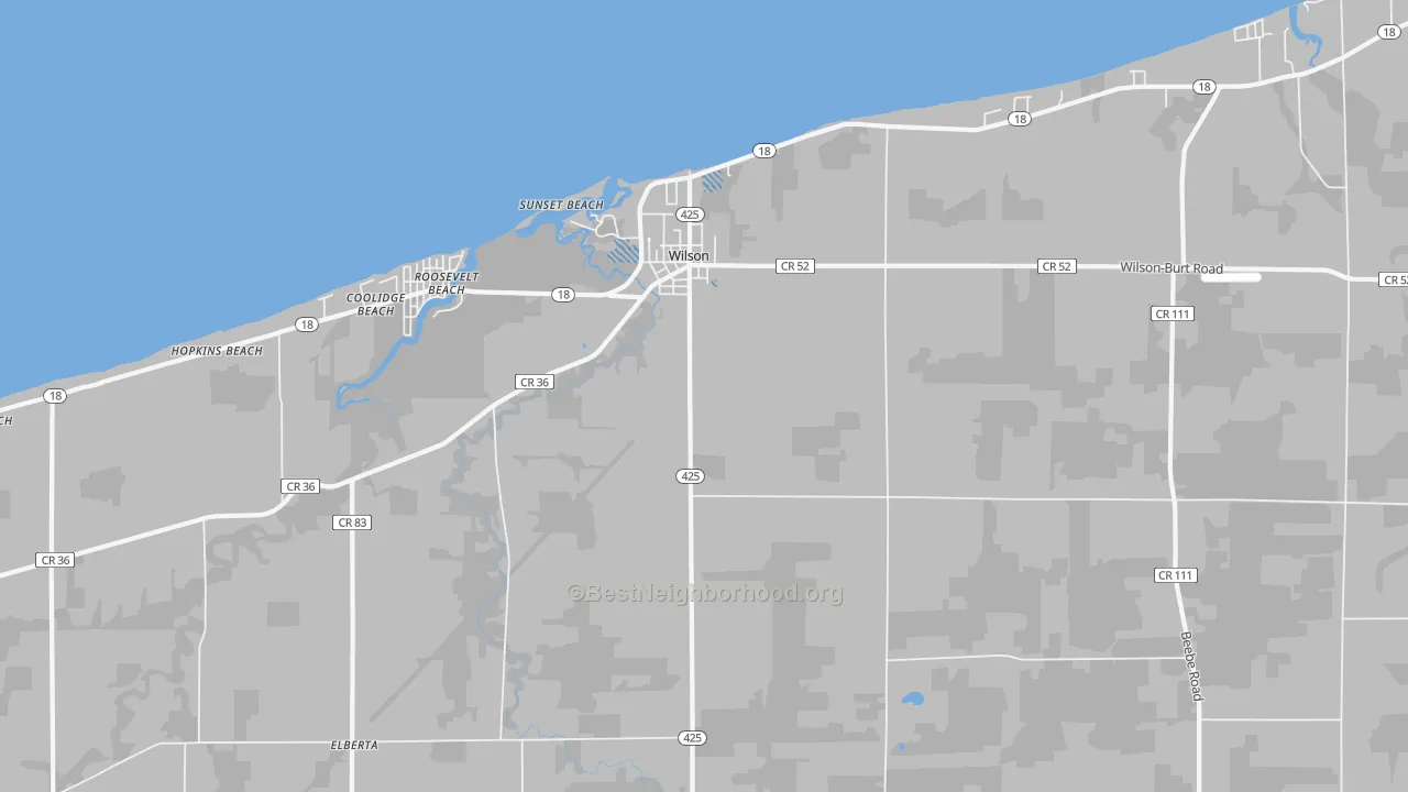 Transit Grade map of 14172, NY