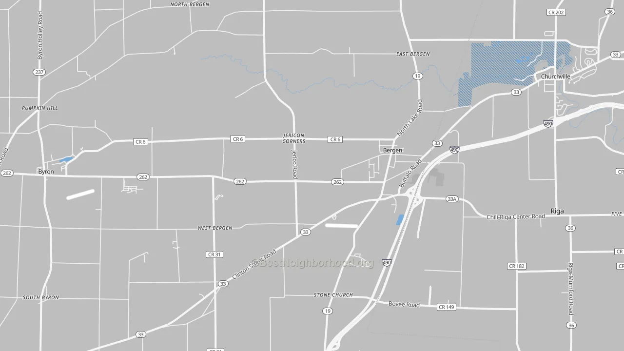 Transit Grade map of 14416, NY