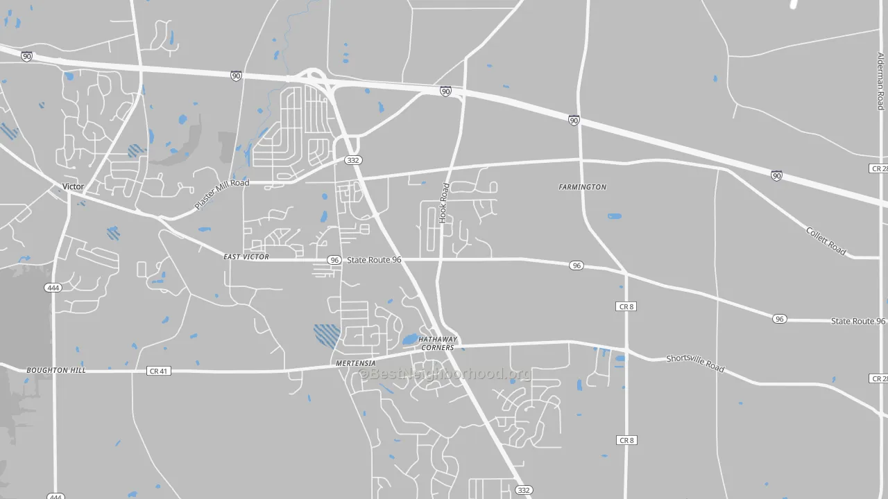 Transit Grade map of 14425, NY