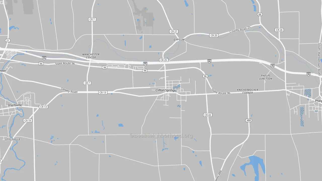 Transit Grade map of 14432, NY