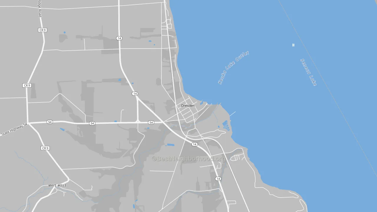 Transit Grade map of 14441, NY