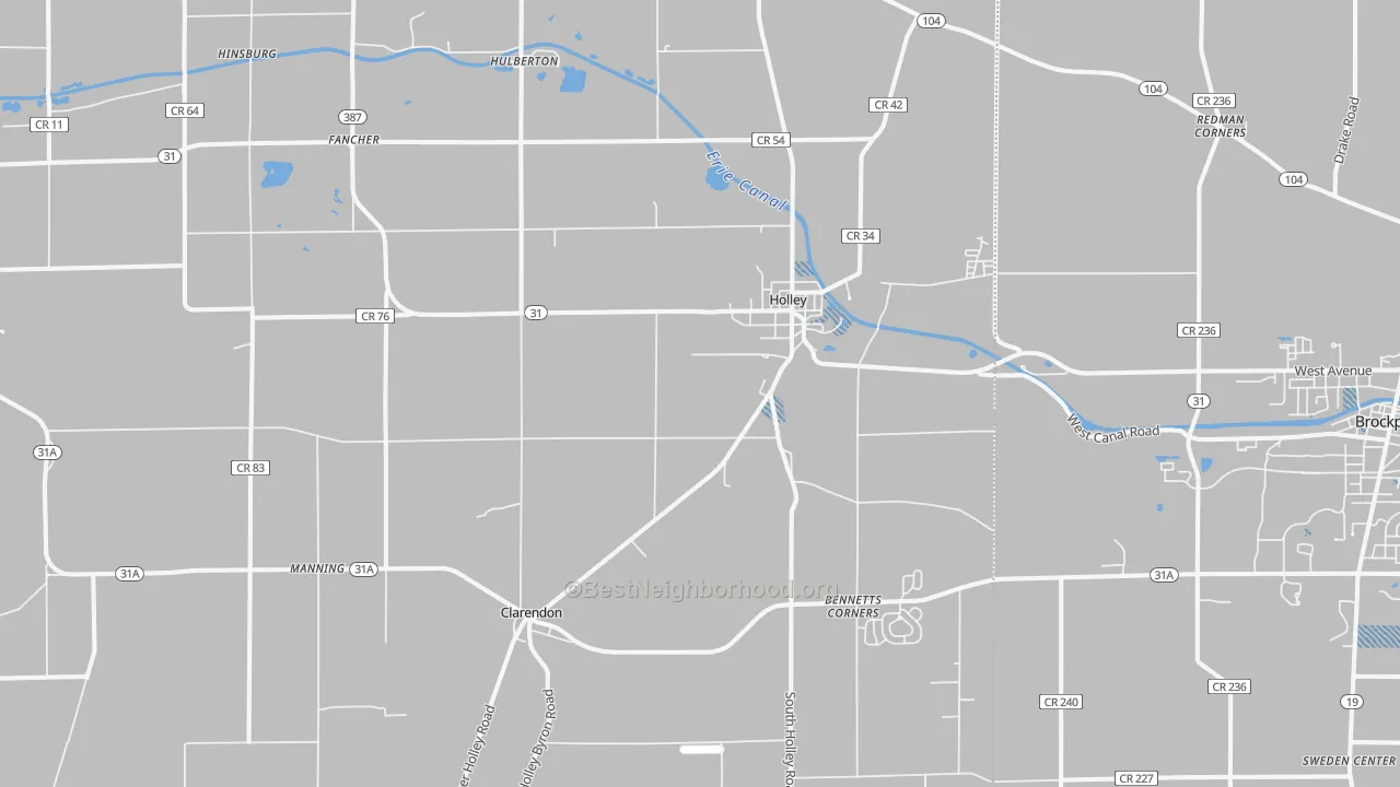 Transit Grade map of 14470, NY