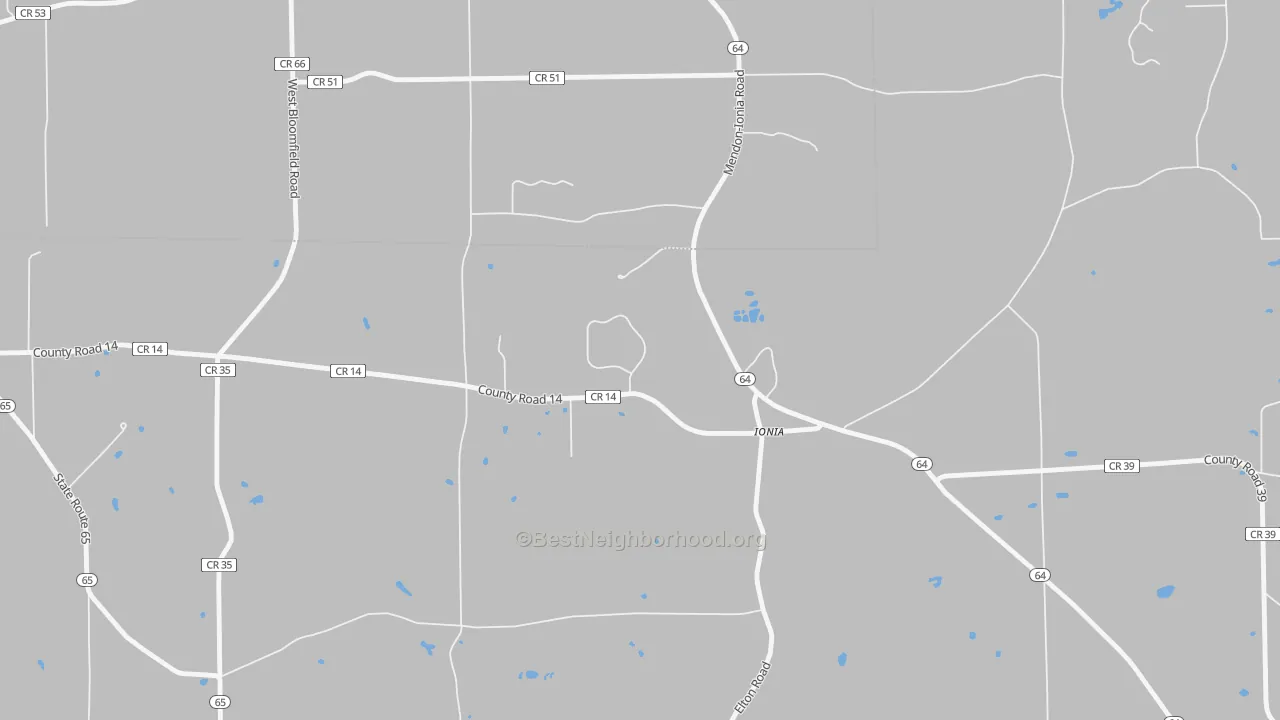 Transit Grade map of 14475, NY