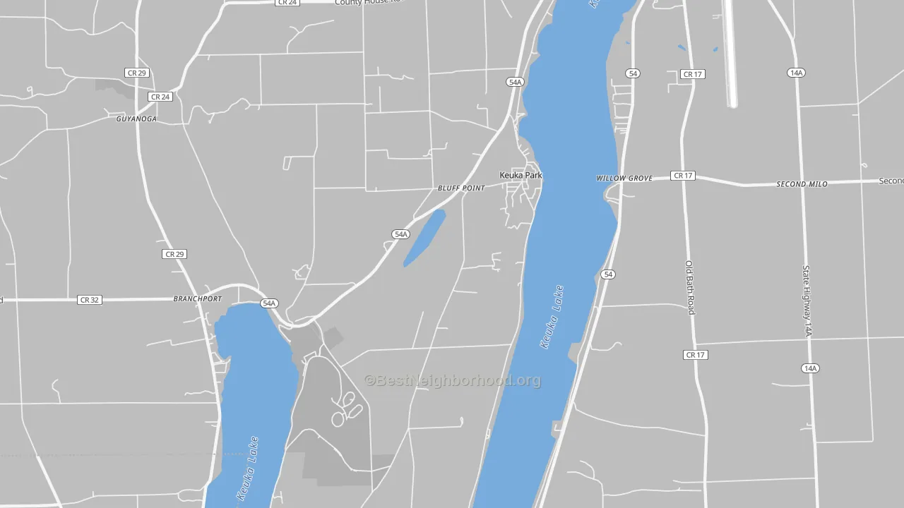 Transit Grade map of 14478, NY