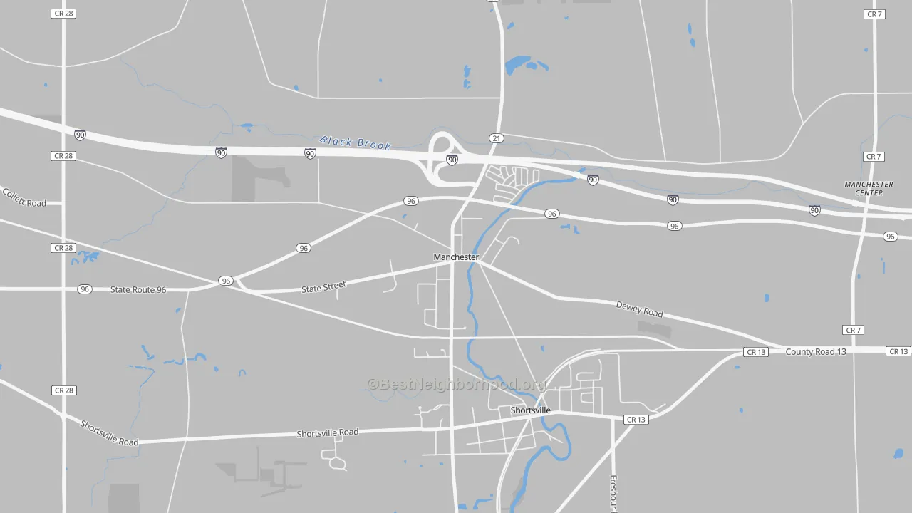 Transit Grade map of 14504, NY
