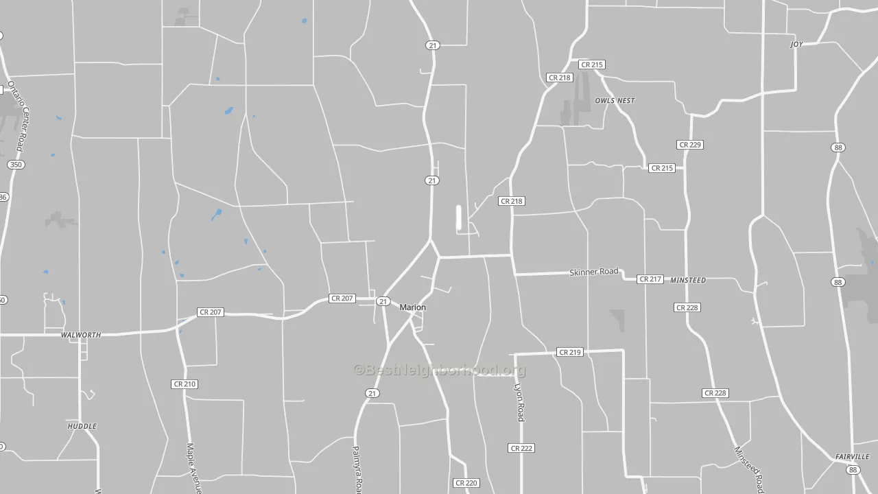 Transit Grade map of 14505, NY
