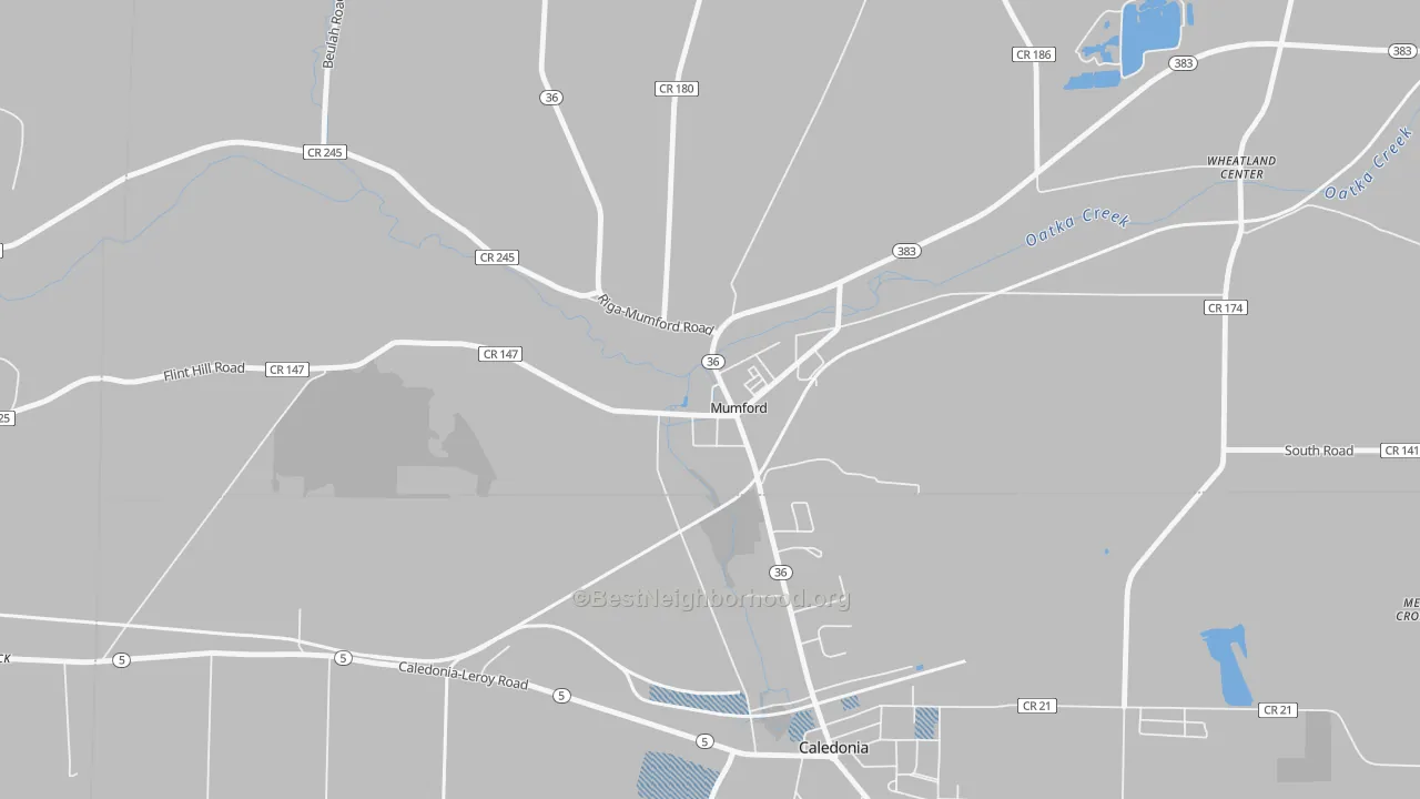 Transit Grade map of 14511, NY