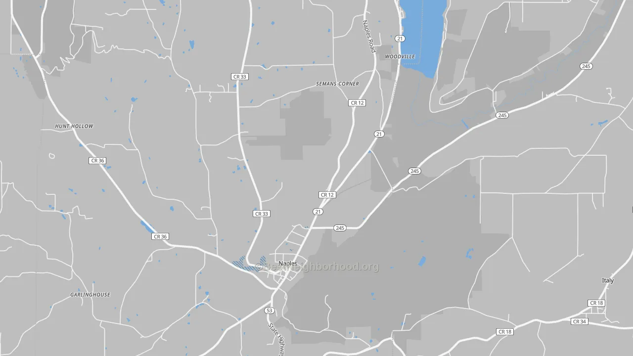 Transit Grade map of 14512, NY