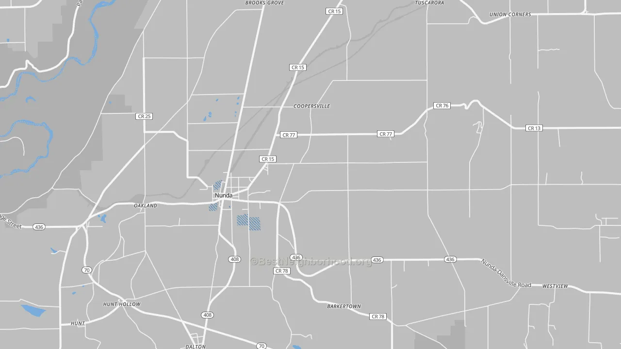 Transit Grade map of 14517, NY