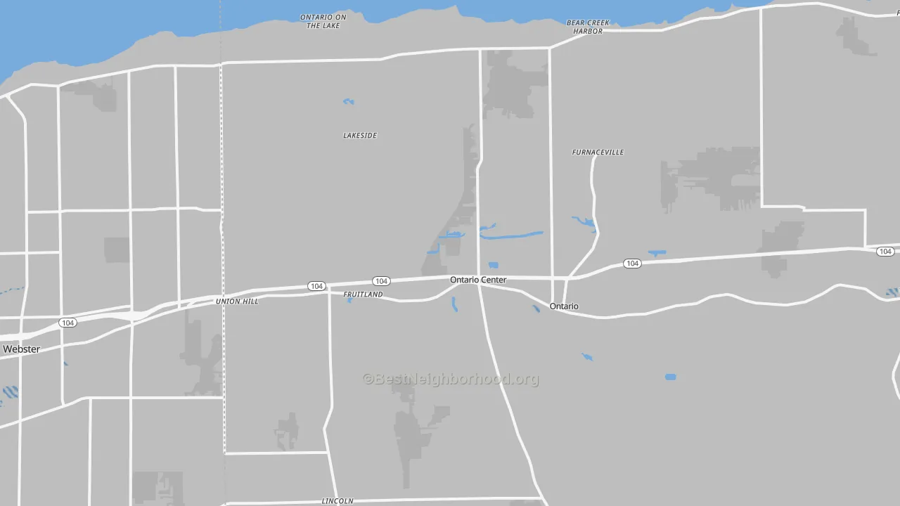Transit Grade map of 14519, NY