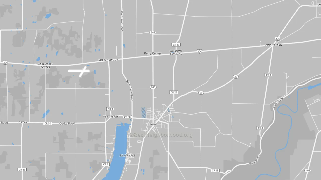Transit Grade map of 14530, NY