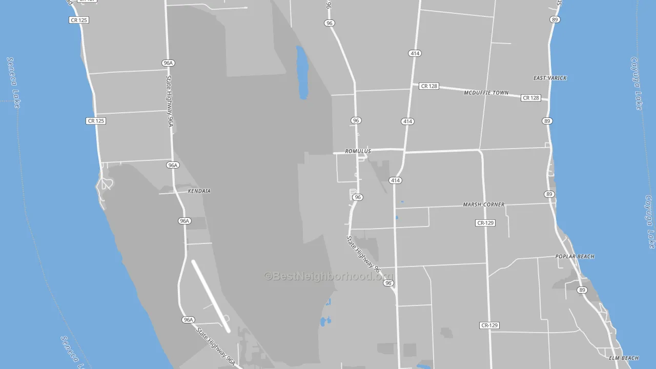 Transit Grade map of 14541, NY