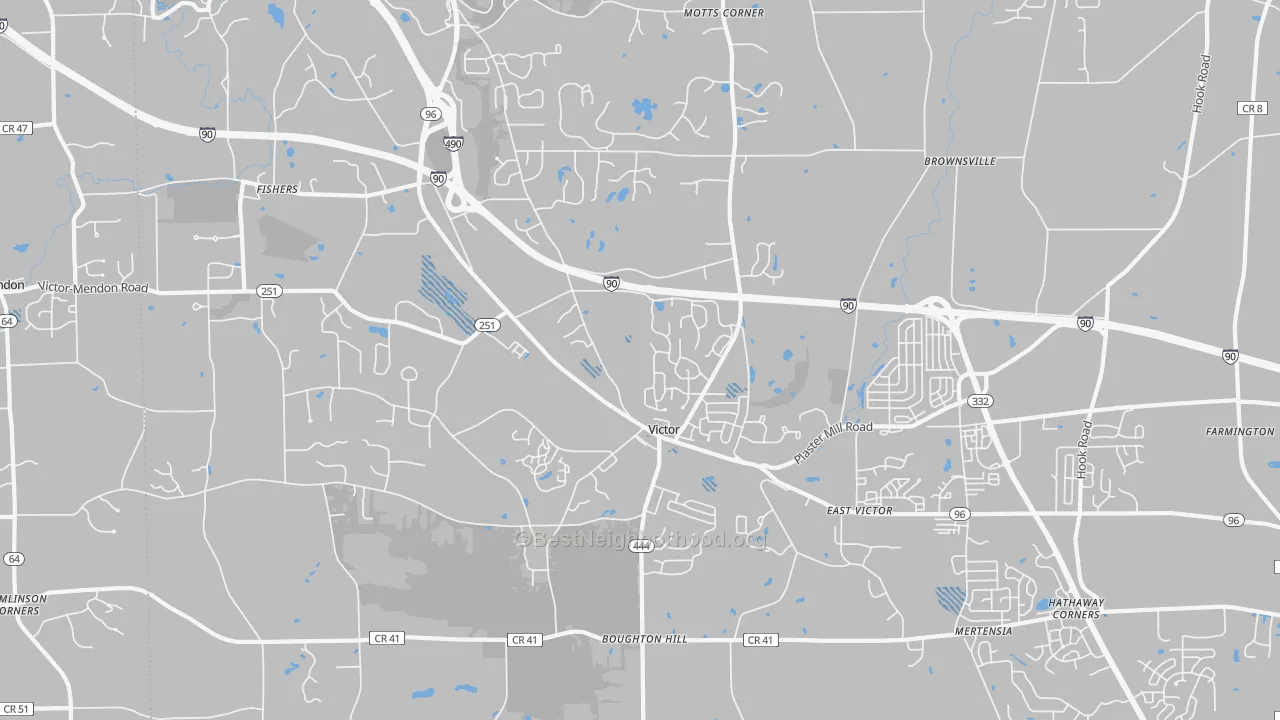 Transit Grade map of 14564, NY
