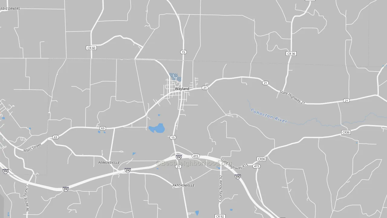 Transit Grade map of 14572, NY