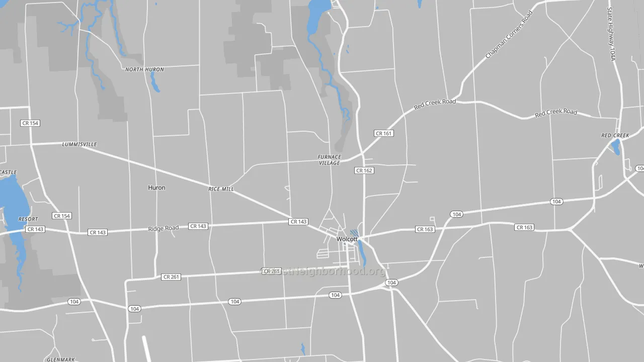 Transit Grade map of 14590, NY