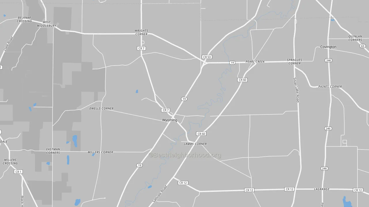 Transit Grade map of 14591, NY