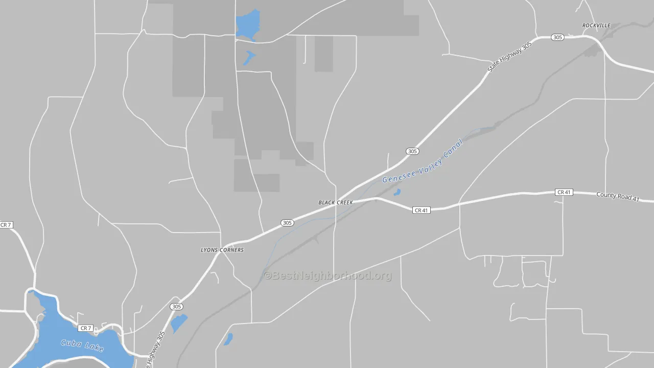 Transit Grade map of 14714, NY