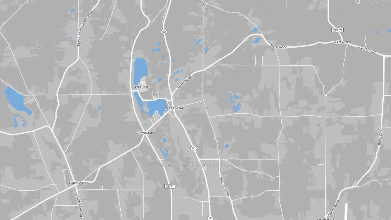 Transit Grade map of 14718, NY