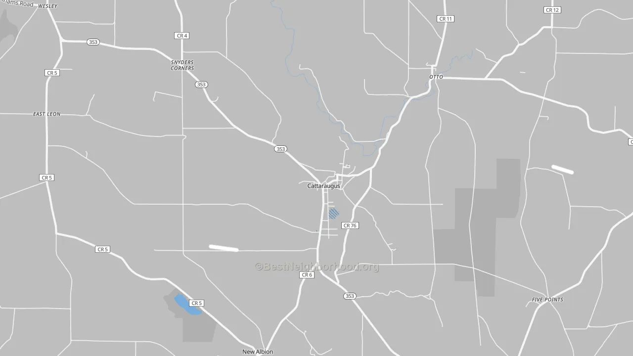 Transit Grade map of 14719, NY