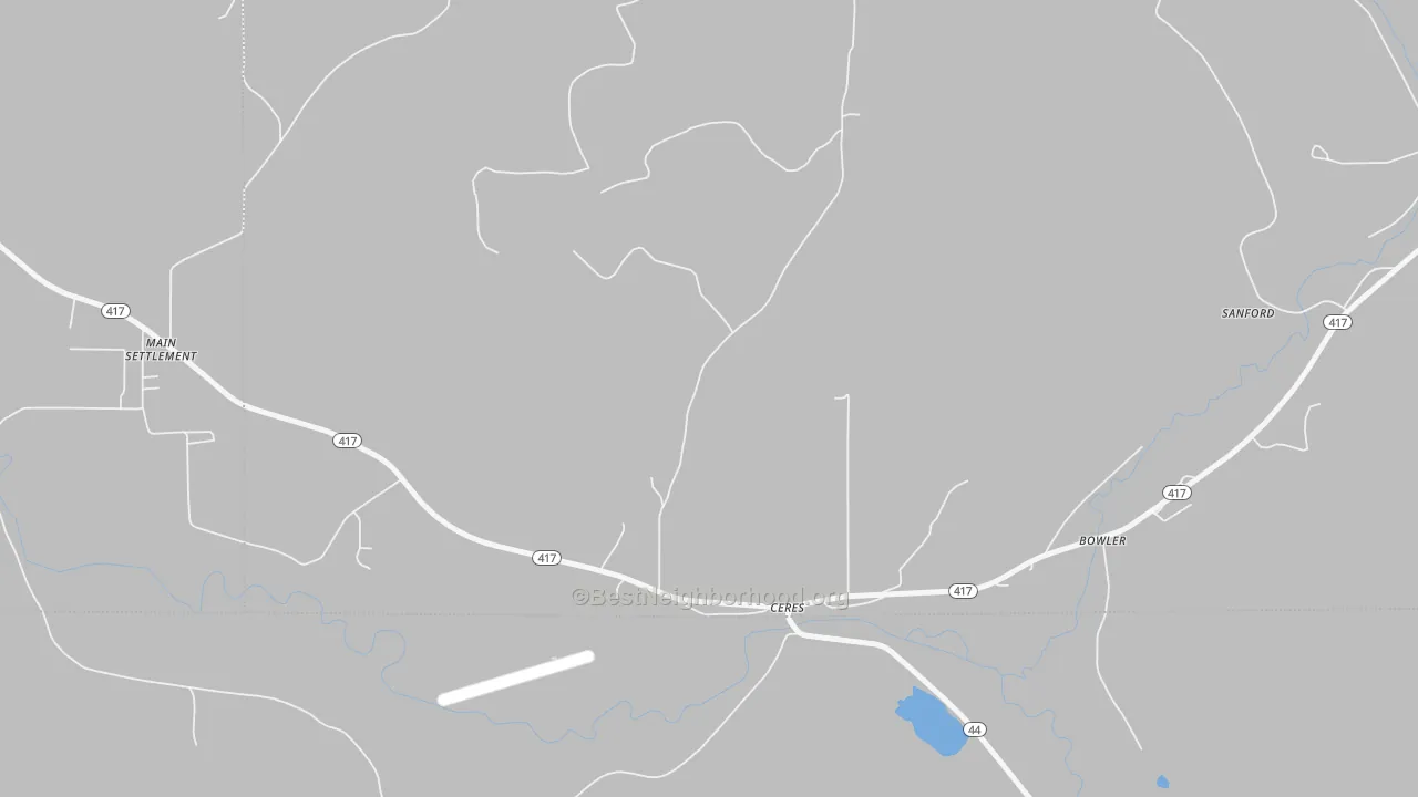 Transit Grade map of 14721, NY
