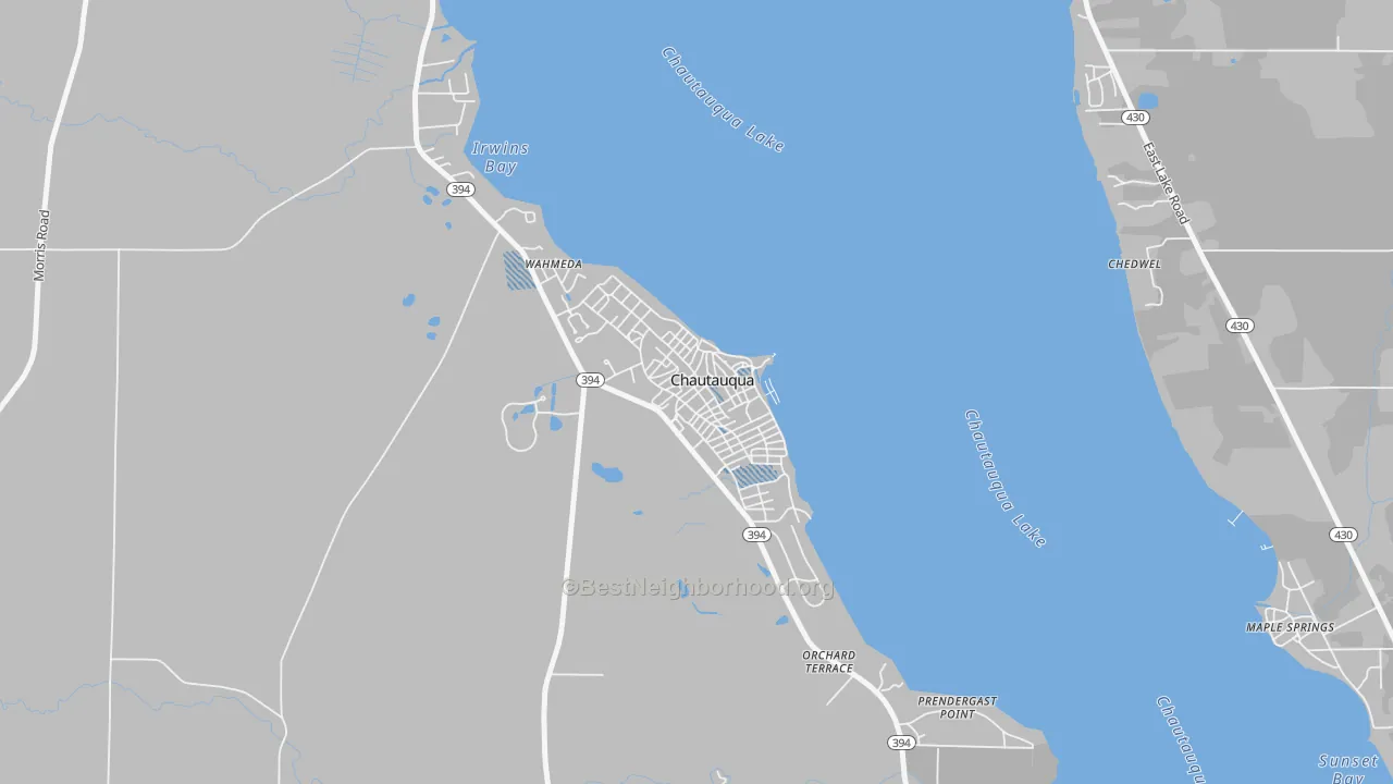 Transit Grade map of 14722, NY