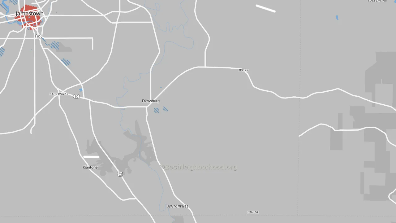 Transit Grade map of 14738, NY