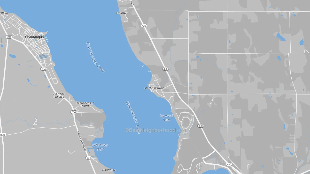 Transit Grade map of 14756, NY