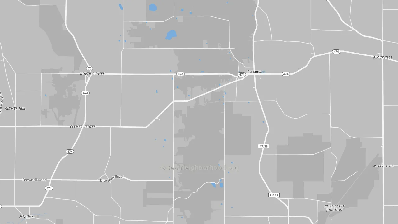 Transit Grade map of 14767, NY