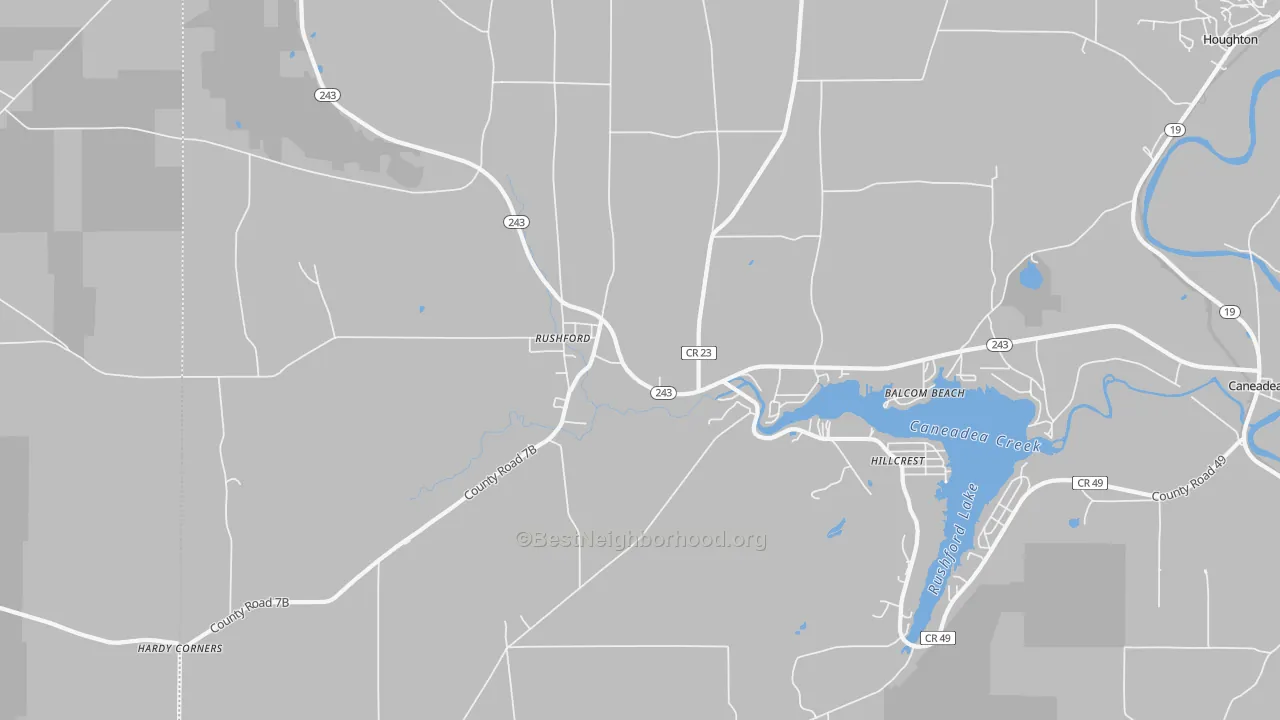 Transit Grade map of 14777, NY