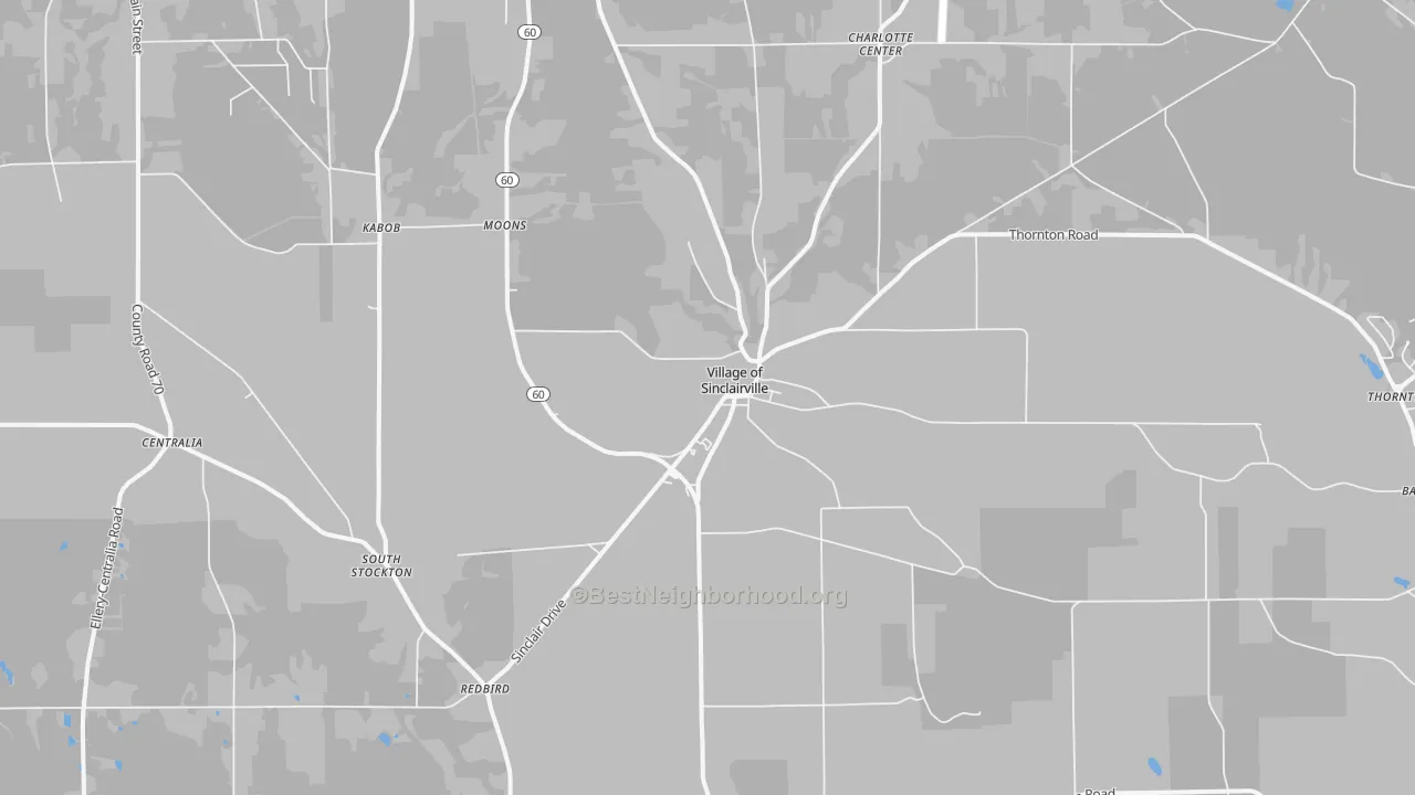 Transit Grade map of 14782, NY