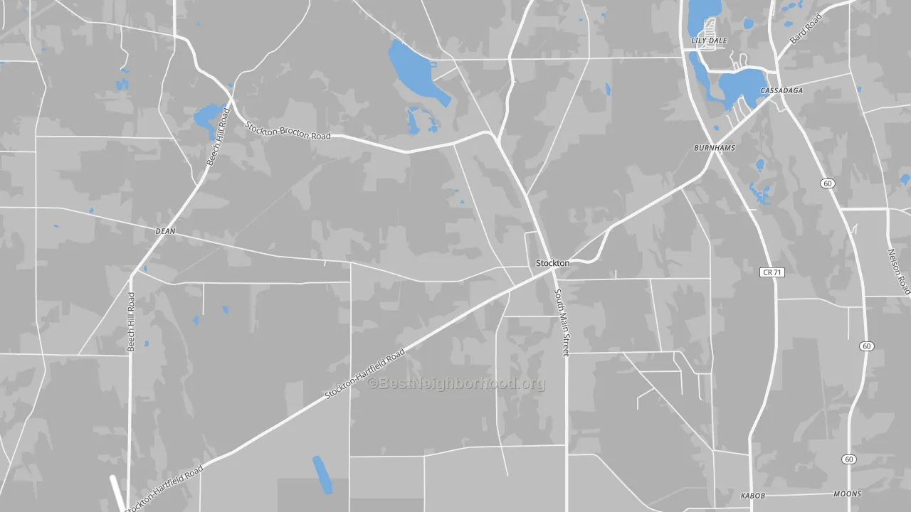 Transit Grade map of 14784, NY