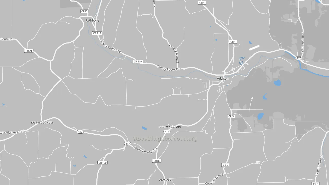 Transit Grade map of 14801, NY