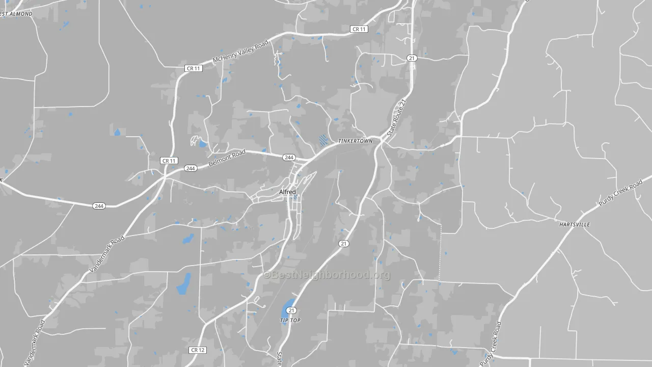 Transit Grade map of 14803, NY