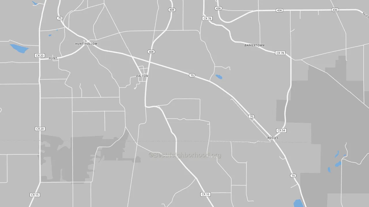 Transit Grade map of 14836, NY