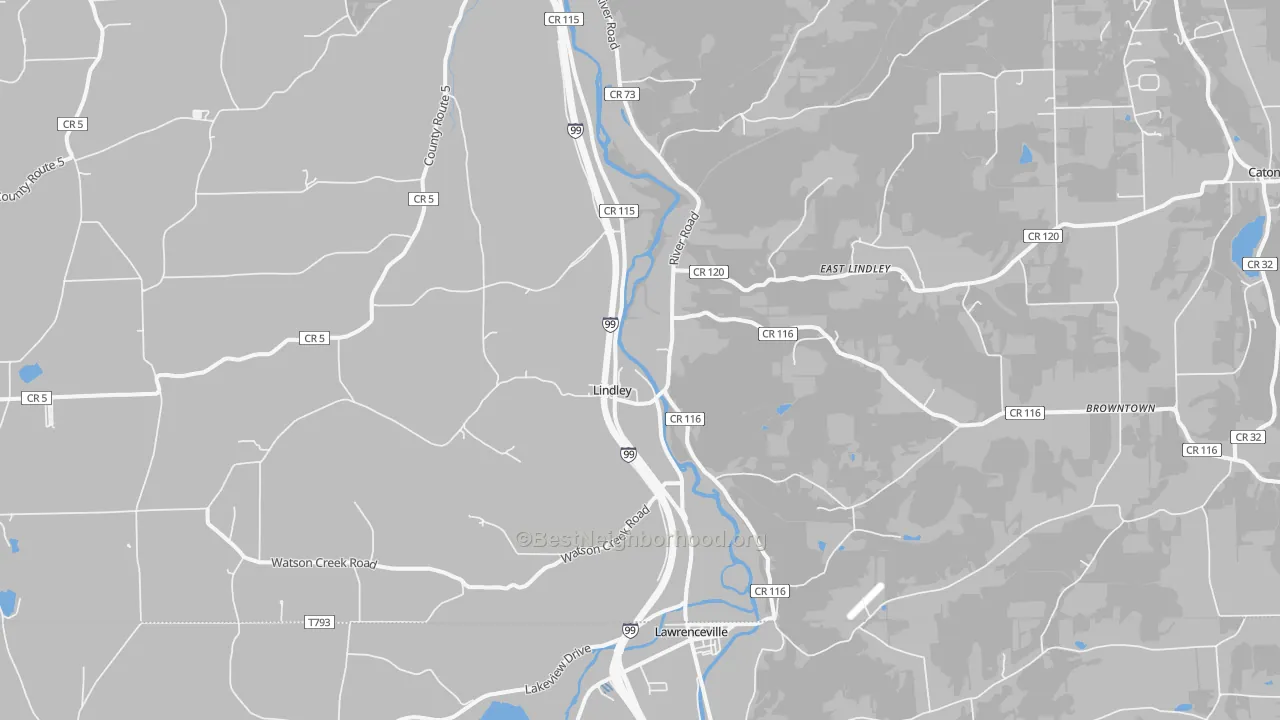Transit Grade map of 14858, NY