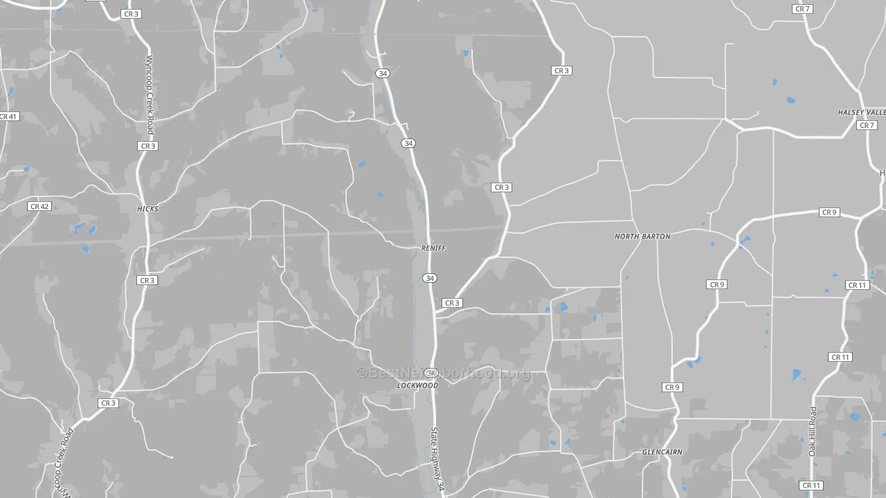 Transit Grade map of 14859, NY