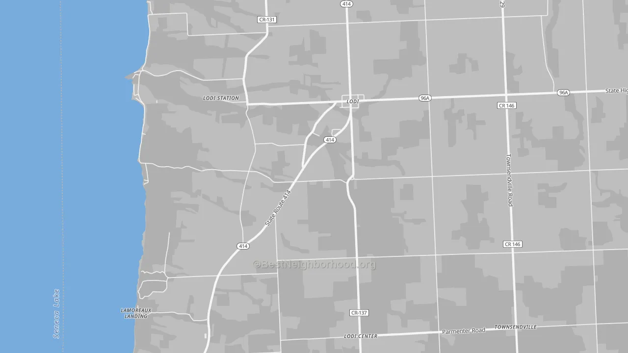 Transit Grade map of 14860, NY