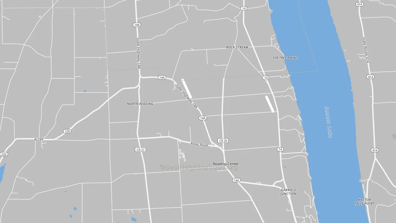 Transit Grade map of 14878, NY