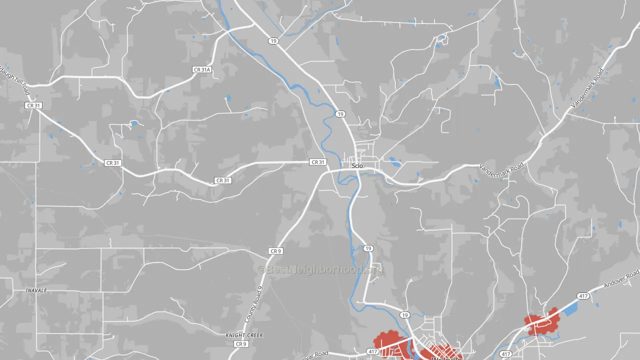 Transit Grade map of 14880, NY