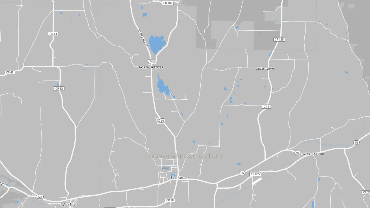 Transit Grade map of 14883, NY