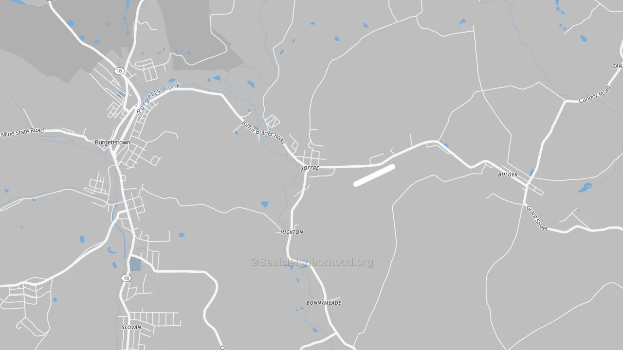 Transit Grade map of 15053, PA